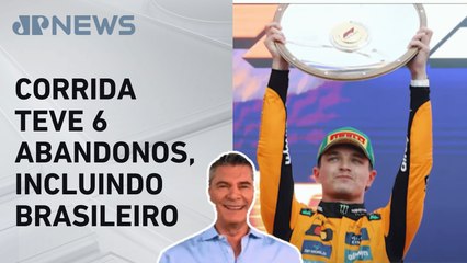 Lando Norris sobrevive a caos da chuva e vence GP da Austrália de Fórmula 1; Alex Ruffo analisa