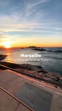 Un hiver à Marseille sous le soleil couchant… ☀️🌊✨