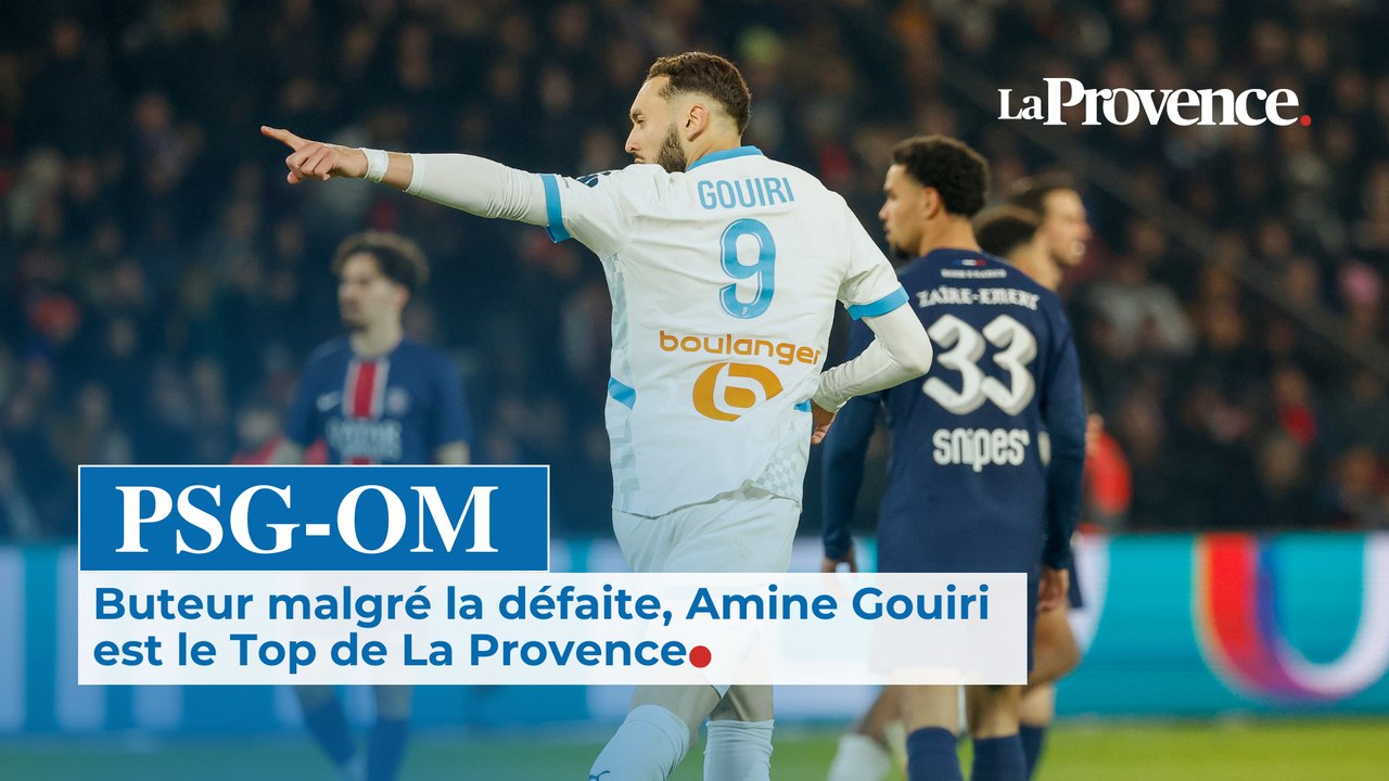 PSG-OM : buteur malgré la défaite, Amine Gouiri est le Top de La Provence