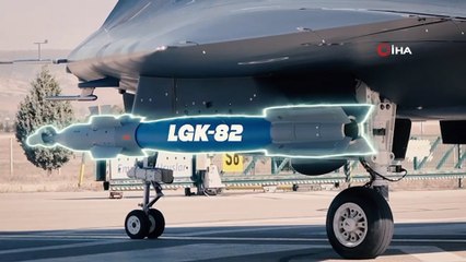 ANKA-III, LGK-82 mühimmat testine girdi! İşte müthiş görüntüler