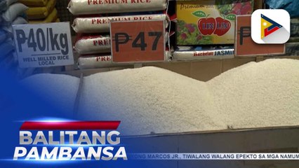 D.A., planong ibaba pa ang MSRP ng broken imported rice