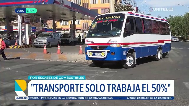 Transporte federado afirma que solo el 50% de sus unidades están operando ante la falta de combustible