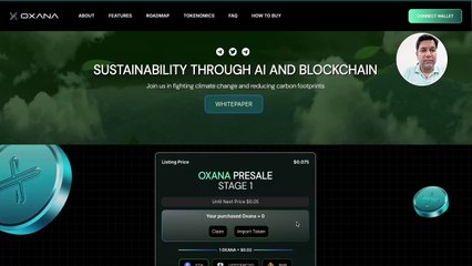 Oxana: AI + Blockchain for a Sustainable Future!