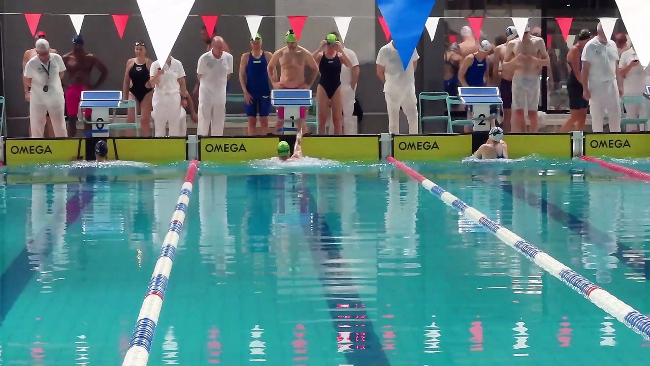 Le relais 4 x 50m 4 nages des Masters au Mans