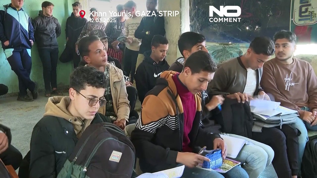 Crianças palestinianas lutam para retomar a educação em escolas destruídas