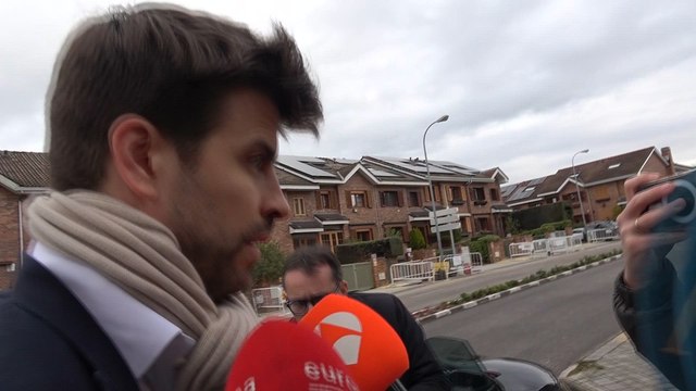 La llegada de Piqué al juzgado para declarar por irregularidades con la Supercopa