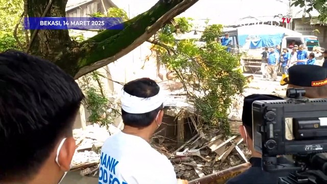 Dedi Mulyadi Bongkar Bangunan di Sungai Bekasi, Sempat Ada Kades yang Marah!