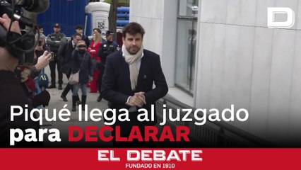 Gerard Piqué llega al juzgado para declarar por la Supercopa de Arabia Saudí