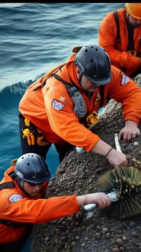 🐋✨ Incredible Whale Rescue! Team Cleans Majestic Giant Covered in Barnacles! 🔥