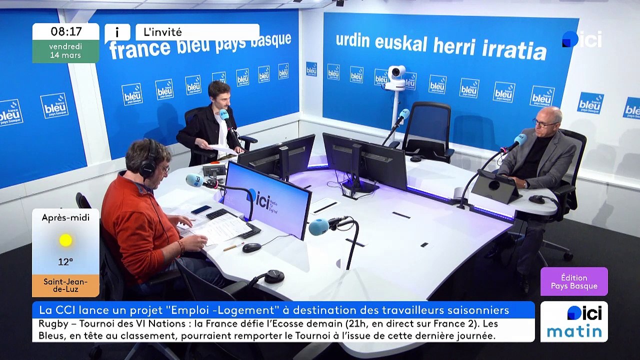 André Garreta - président de la CCI Bayonne Pays Basque