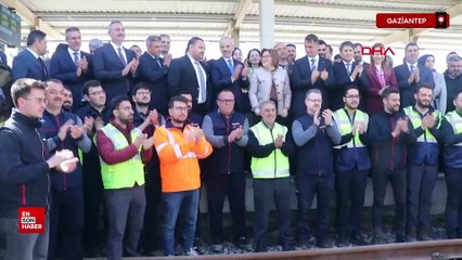 Gaziray'da kullanılacak ilk milli banliyö tren seti raylara çıktı