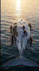 🐋✨ Incredible Rescue! Team Cleans Majestic Giant Whale Covered in Barnacles! 🧼🌊