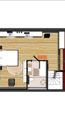 Aménagement de salle de bain mansardée