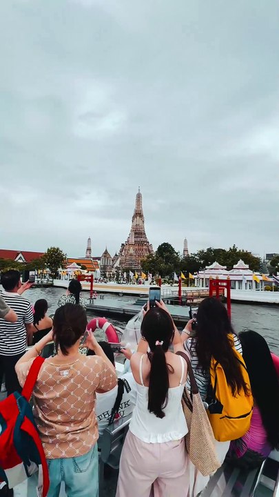 "Chilling on a ferry ride to ICONSIAM 🚤✨