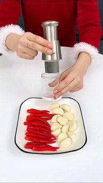 FIKKANI Garlic Crusher & Chopper - Manual Steel Press Mincer Cutter for Garlic, Onion, Chili, & Fruits - Easy-to-Use Kitchen Tool for Crushing and Chopping_Pack of 1