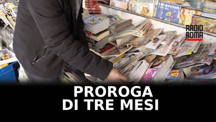 Edicole a Rieti, proroga di tre mesi