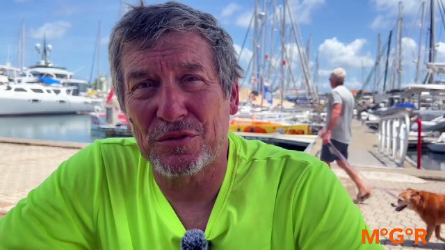 ALMA Class Globe 580 - 2025 : 5.8m Homebuilt Plywood Boat Sail Solo Around the World Renaud Stitelmann's MGR Leg 1 Interview