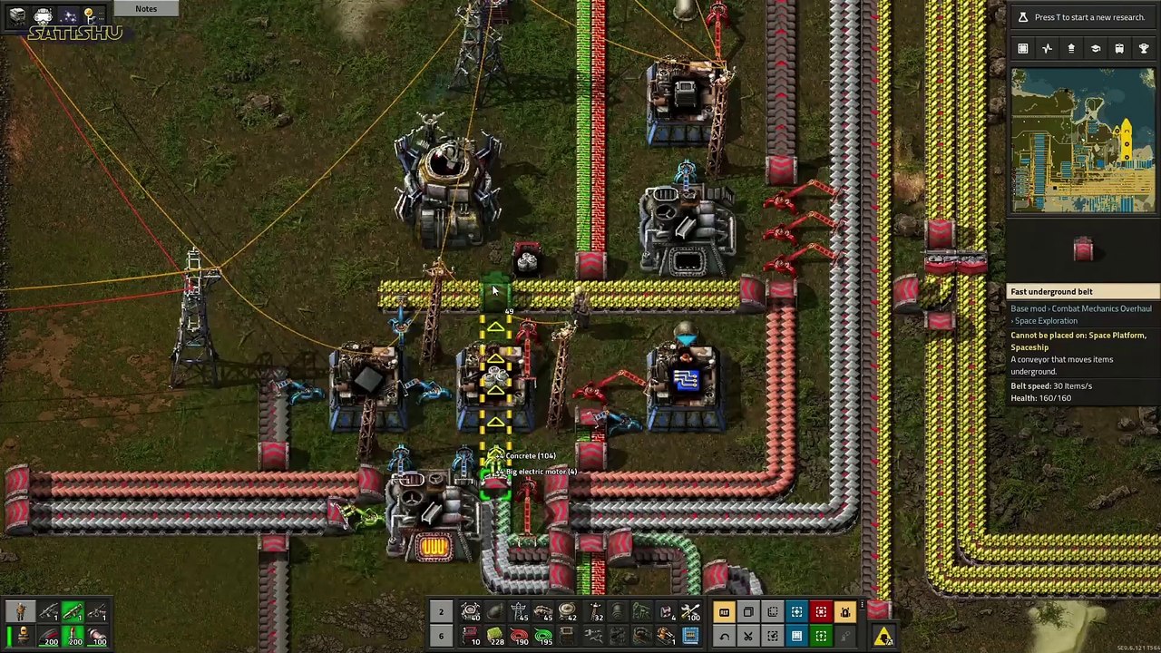 Kupferschmelze im Railgrid. | Factorio Space Exploration Mod | Ep. 114