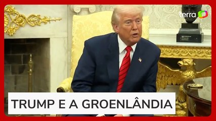 ‘Eu acredito que vai acontecer’, diz Trump sobre anexação da Groenlândia aos EUA