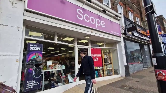 £1 sale at charity shop in Haywards Heath closing on Saturday 15th March