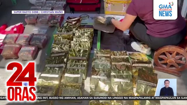 P340M halaga ng hinihinalang shabu, nabistong itinago sa kulay gintong packaging; 2 arestado | 24 Oras