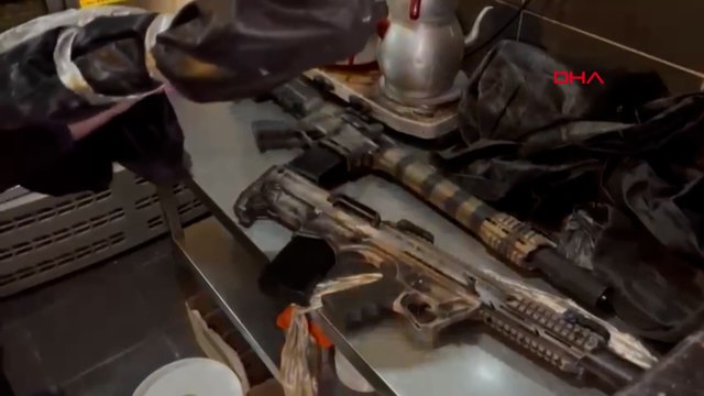 Sahibi olduğu eğlence mekanında çok sayıda silah çıkan şüpheli gözaltında