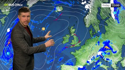 Met Office Friday Afternoon Weather Forecast 14/03/25