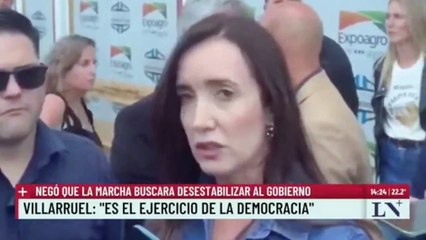 Victoria Villarruel contradijo una vez más a La Libertad Avanza
