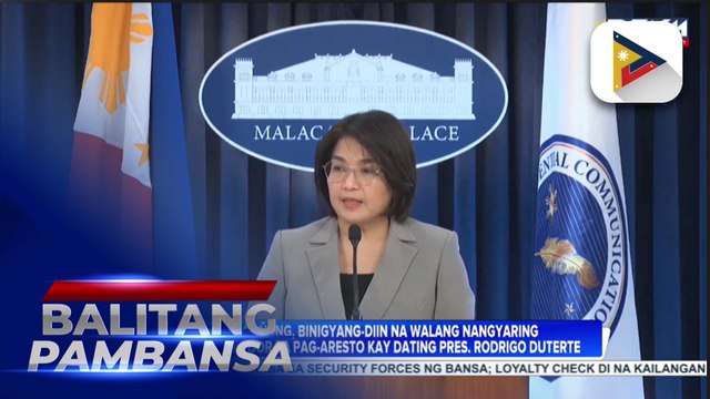 Malacañang, iginiit na walang pagtraydor na nangyari sa pag-aresto kay dating Pres. Duterte