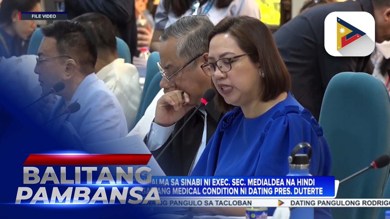 Mambabatas, umalma sa pahayag ni dating ES Medialdea na hindi agad nabigyan ng atensyon ang health condition ni dating Pres. Duterte at sa panawagang 'People Power' ni Atty. Harry Roque