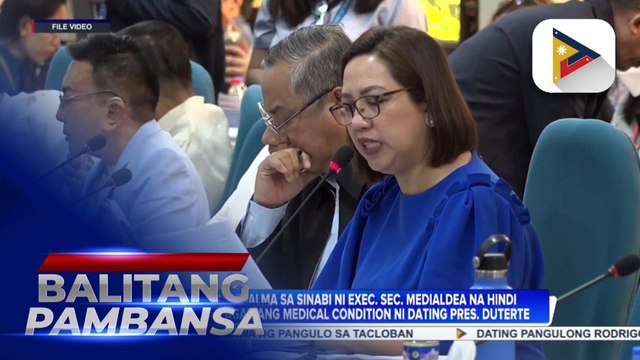 Mambabatas, umalma sa pahayag ni dating ES Medialdea na hindi agad nabigyan ng atensyon ang health condition ni dating Pres. Duterte at sa panawagang 'People Power' ni Atty. Harry Roque