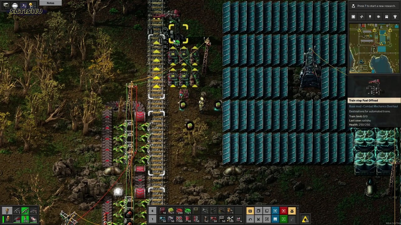 Kraftwerksproblem und weitere Bahnhofskonfigurationen. | Factorio Space Exploration Mod | XL-Ep. 125