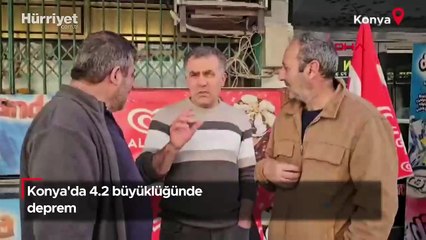 Konya'da 4.2 büyüklüğünde deprem