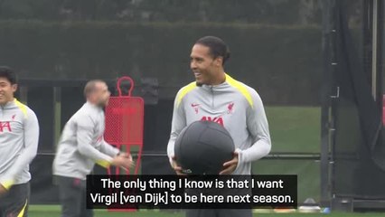 Slot wants Van Dijk at Liverpool next season