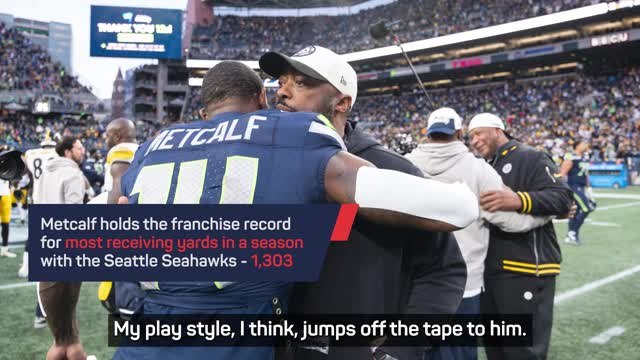 Metcalf 'ecstatic' to hear of Steelers' interest before Seahawks trade