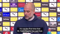 'Be careful!' - Guardiola responds to Capello's 'arrogant' comments