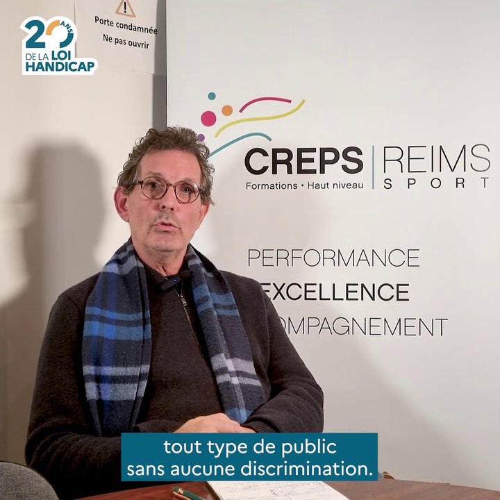 20 ans de la Loi Handicap - Miche Leroux - Creps Reims