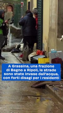 Maltempo in Toscana, allagamenti ed esondazioni nel fiorentino