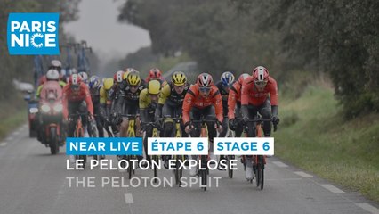 Paris-Nice 2025 - Stage 6 - The peloton split
