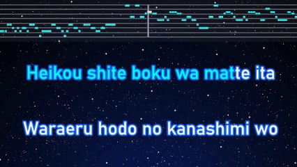 Karaoke♬ Goya no Machiawase - Hello Sleepwalkers 【No Guide Melody】 Lyric Romanized Noragami