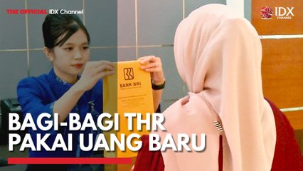 Bagi-Bagi THR Pakai Uang Baru