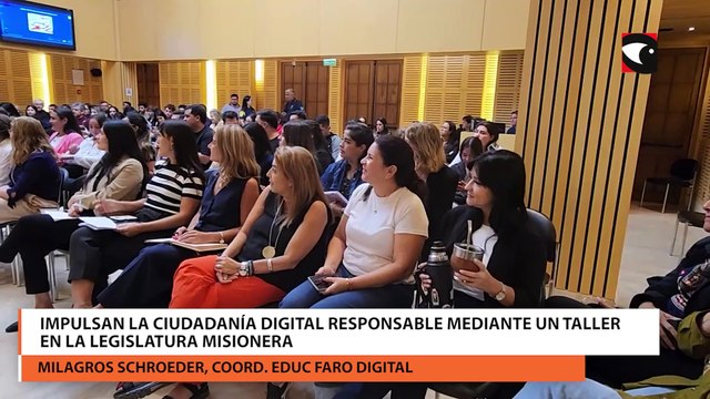 Impulsan la ciudadanía digital responsable mediante un taller en la Legislatura misionera