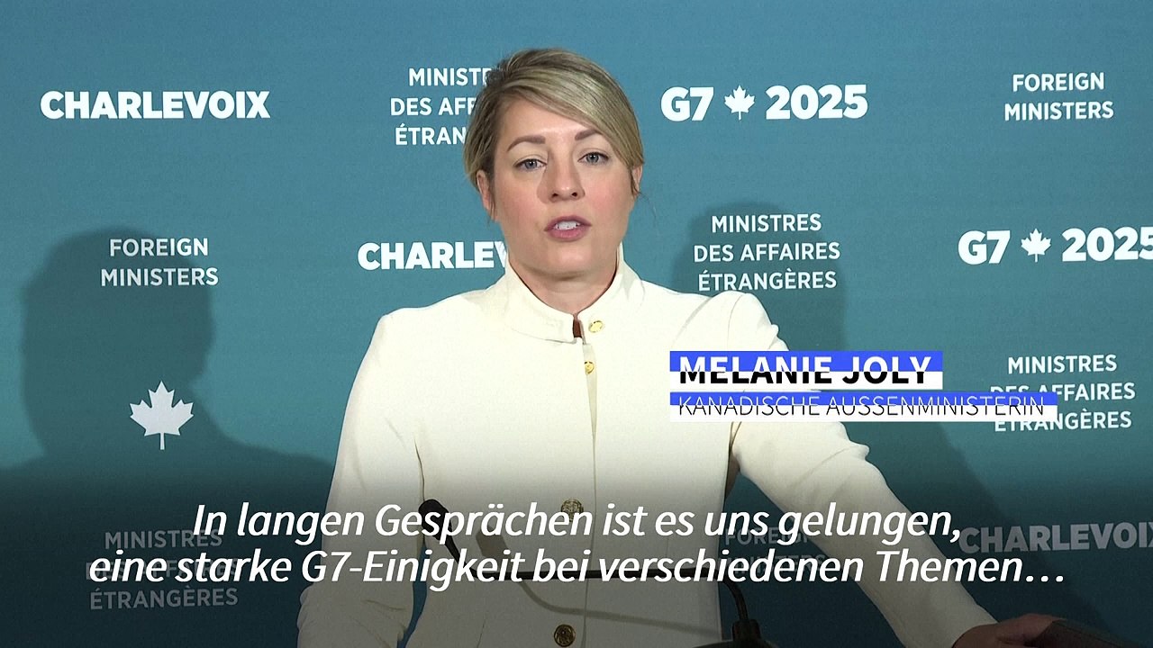 G7-Staaten unterstützen US-Vorschlag zu Waffenruhe in der Ukraine