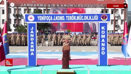 İzmir'de jandarmalar, terörle mücadele eğitimini tamamladı