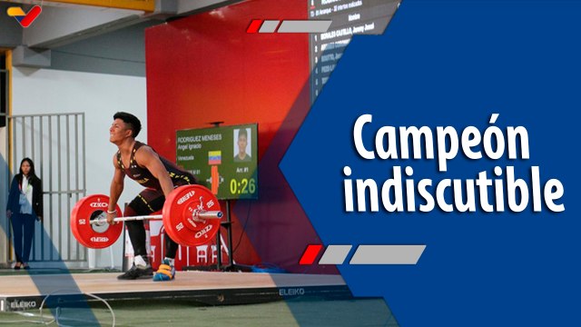 Deportes VTV | Ángel Rodríguez destacó con 3 medallas de oro en el mundo de la Halterofilia