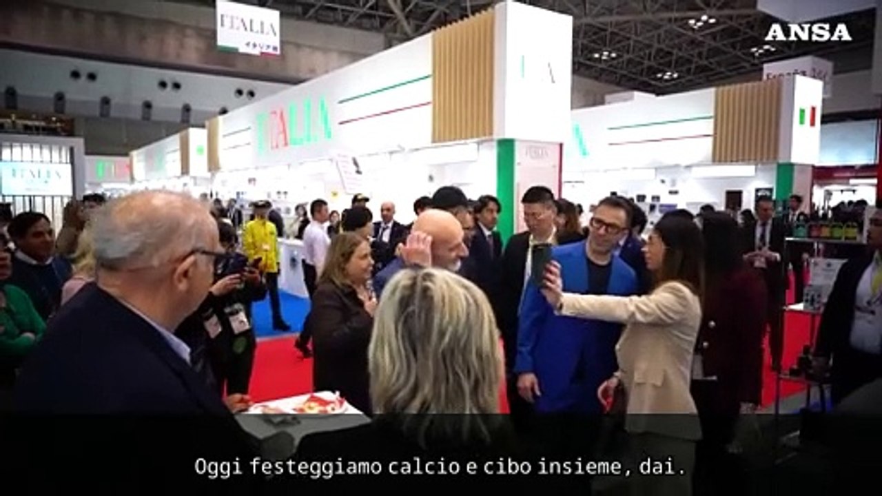 Del Piero al Foodex Japan 2025, "Festa di calcio e cibo italiani"
