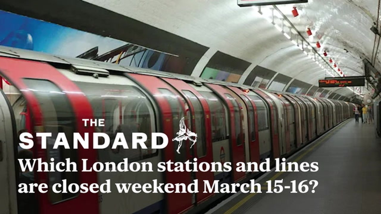 Which London Underground and Overground stations and lines are closed this weekend?