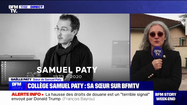 Gaëlle Paty, sœur de Samuel Paty: J'ai toujours su que son collège porterait son nom