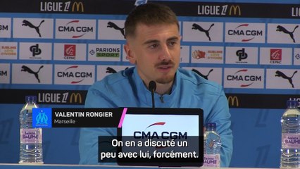 Rongier : "C'est forcément un déplacement particulier pour Rabiot"