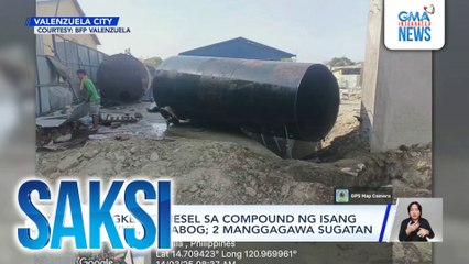 Tangke ng diesel sa compound ng isang pabrika, sumabog; 2 manggagawa sugatan | Saksi